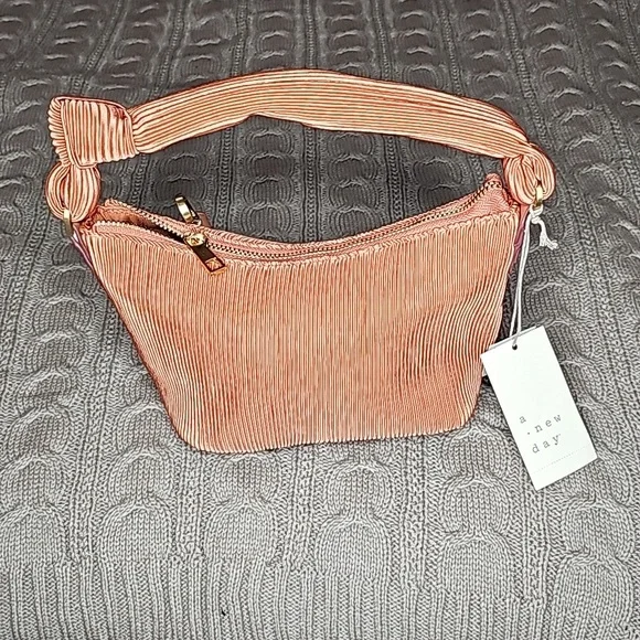Nwt A New Day Coral Rose Handbag - Picture 5 of 11